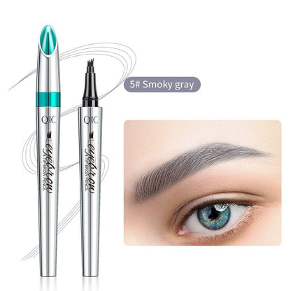Davy | Waterproof 4-Tip Brow Pen for Natural Look