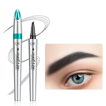Davy | Waterproof 4-Tip Brow Pen for Natural Look