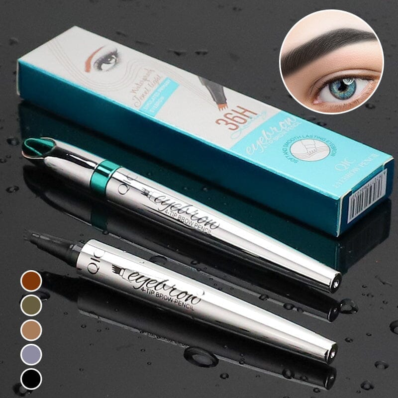 Davy | Waterproof 4-Tip Brow Pen for Natural Look