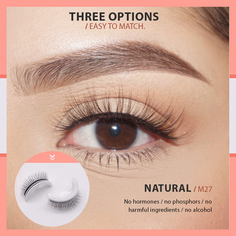 Davy | Waterproof and Reusable Self-Adhesive Eyelashes