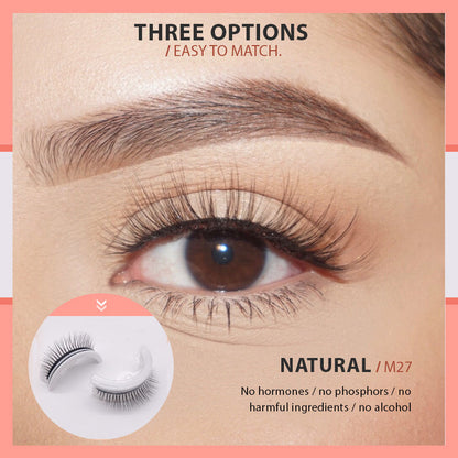 Davy | Waterproof and Reusable Self-Adhesive Eyelashes