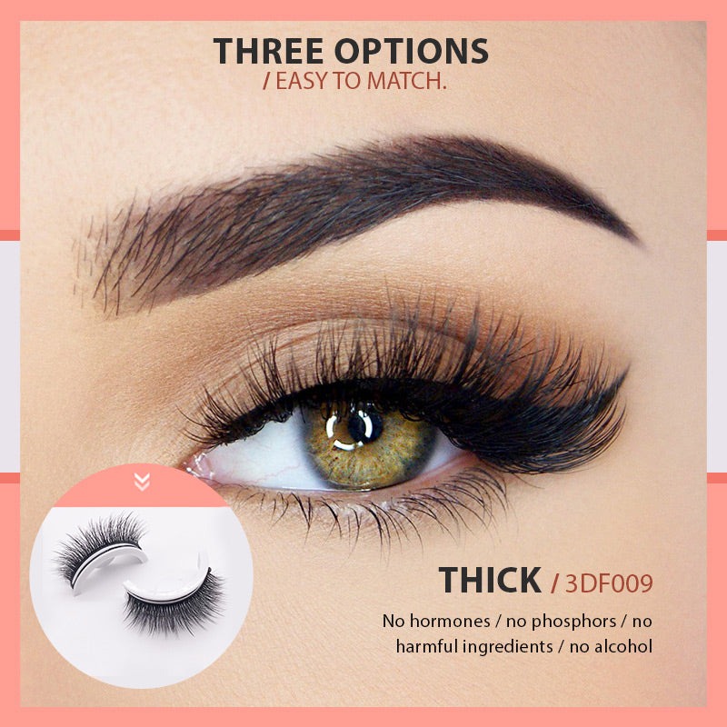 Davy | Waterproof and Reusable Self-Adhesive Eyelashes