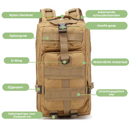 Davy | Waterproof Outdoor Backpack with Many Pockets