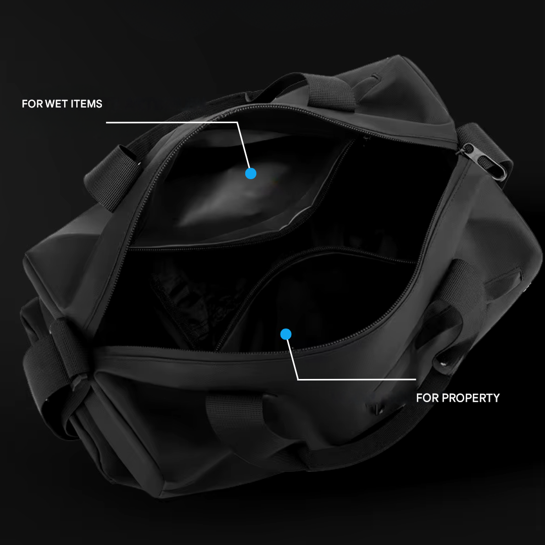 Davy | Waterproof Sports Bag with Shoe Compartment - FlexBag Pro