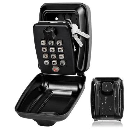 Davy | Waterproof Wall-Mounted Key Box – Outdoor Lockable Key Storage with Combination Code