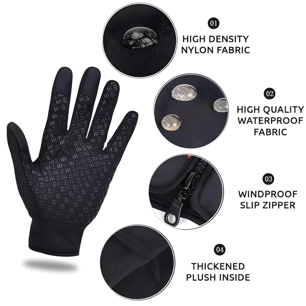 Davy | Waterproof Winter Thermal Gloves Windproof