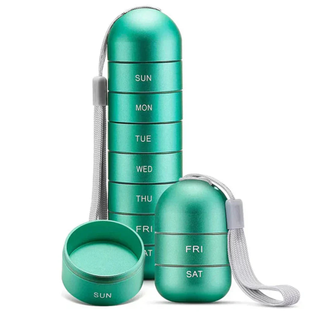 Davy | Weekly Pill Organizer with Lanyard