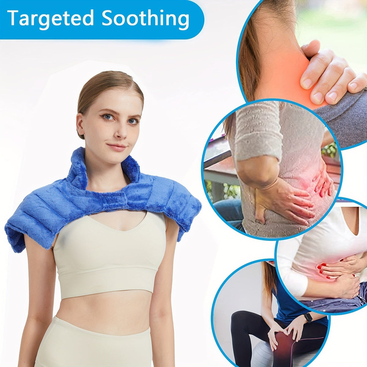 Davy | Weighted Microwave Heating Pad – Comfort and Relaxation for Neck and Shoulders