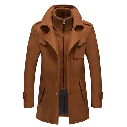 The Davy: A Windproof Two-Piece Wool Blend Coat