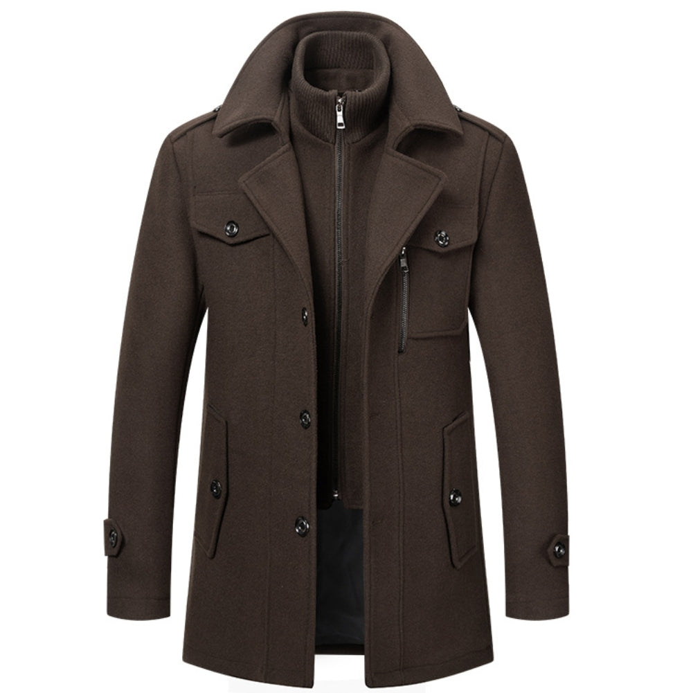 The Davy: A Windproof Two-Piece Wool Blend Coat