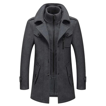 The Davy: A Windproof Two-Piece Wool Blend Coat