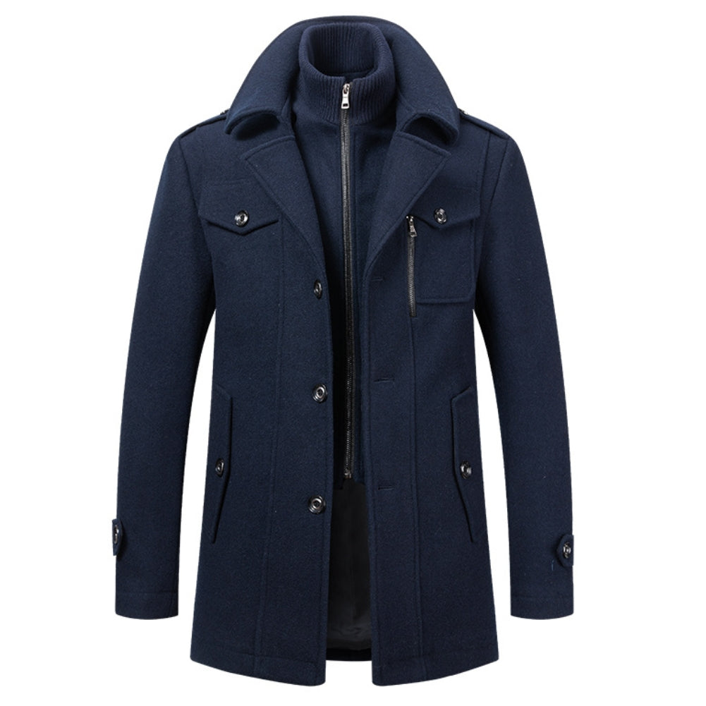 The Davy: A Windproof Two-Piece Wool Blend Coat