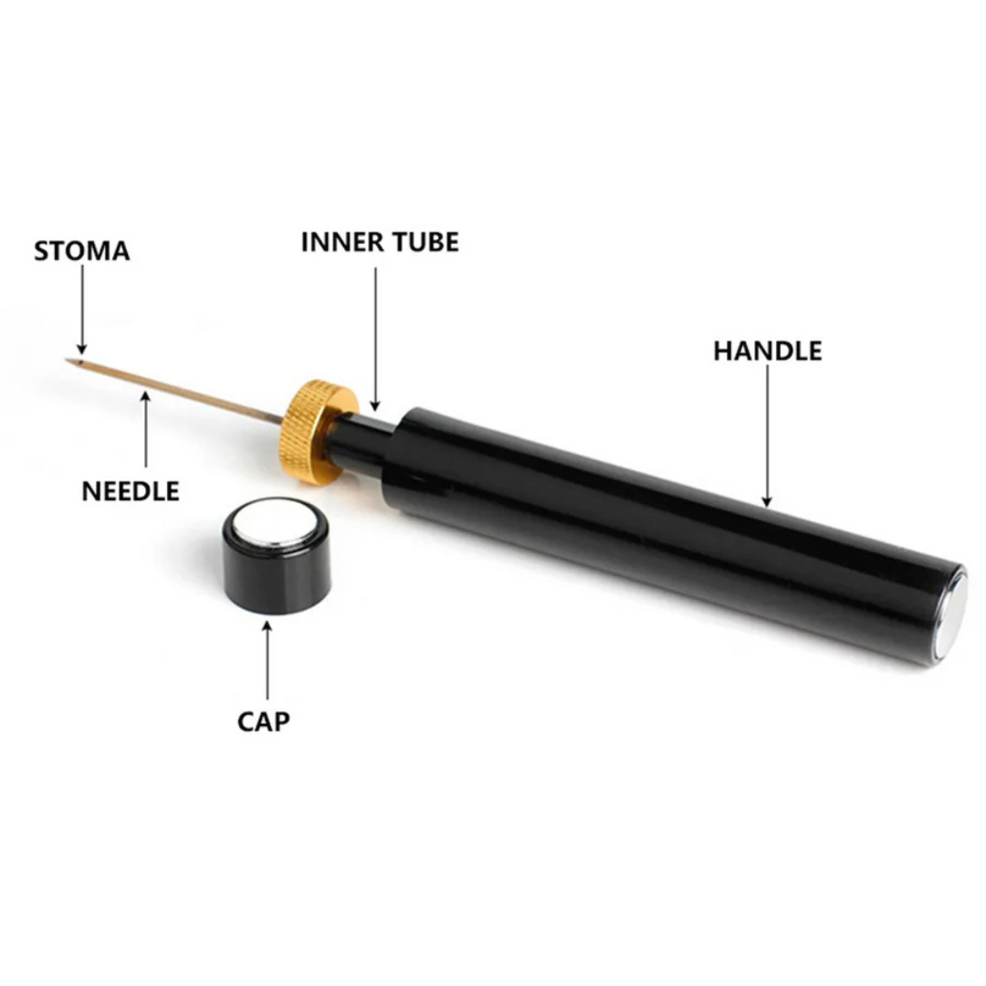 Davy | WineLuxe Air Pressure Wine Opener – Stainless Steel & Ergonomic Design