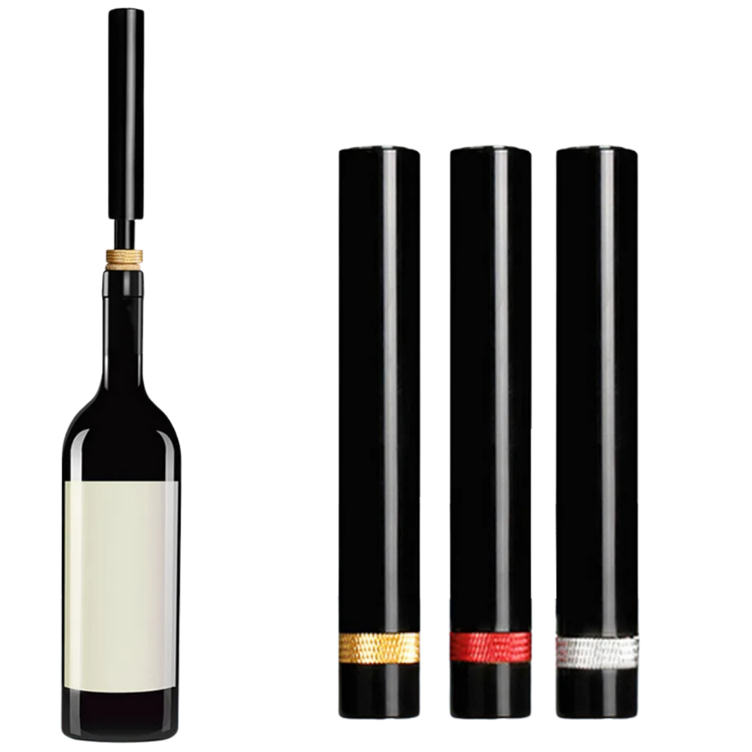 Davy | WineLuxe Air Pressure Wine Opener – Stainless Steel & Ergonomic Design