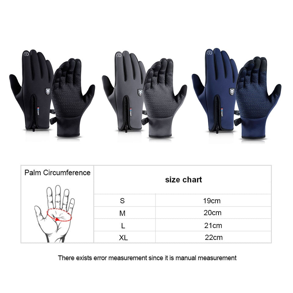 Davy | Waterproof Thermal Gloves for Winter with Touchscreen Capability