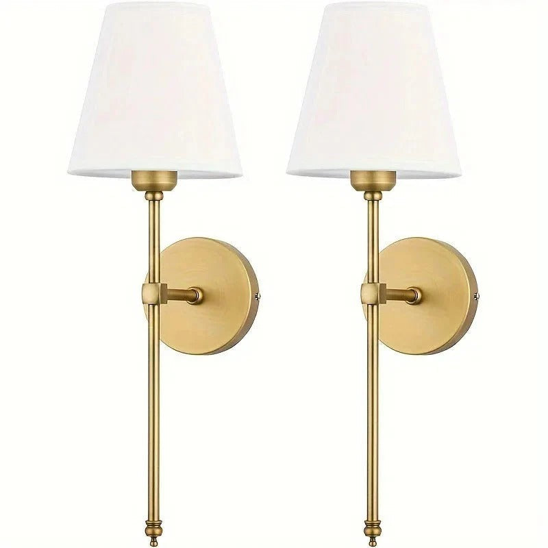 Davy | Wireless Wall Lamps, Pack of 2