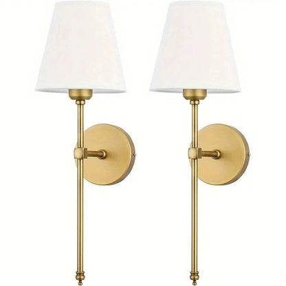 Davy | Wireless Wall Lamps, Pack of 2