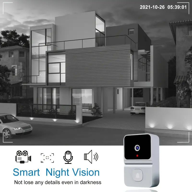 Davy | Wireless WiFi Doorbell with Night Vision & 2-Way Audio