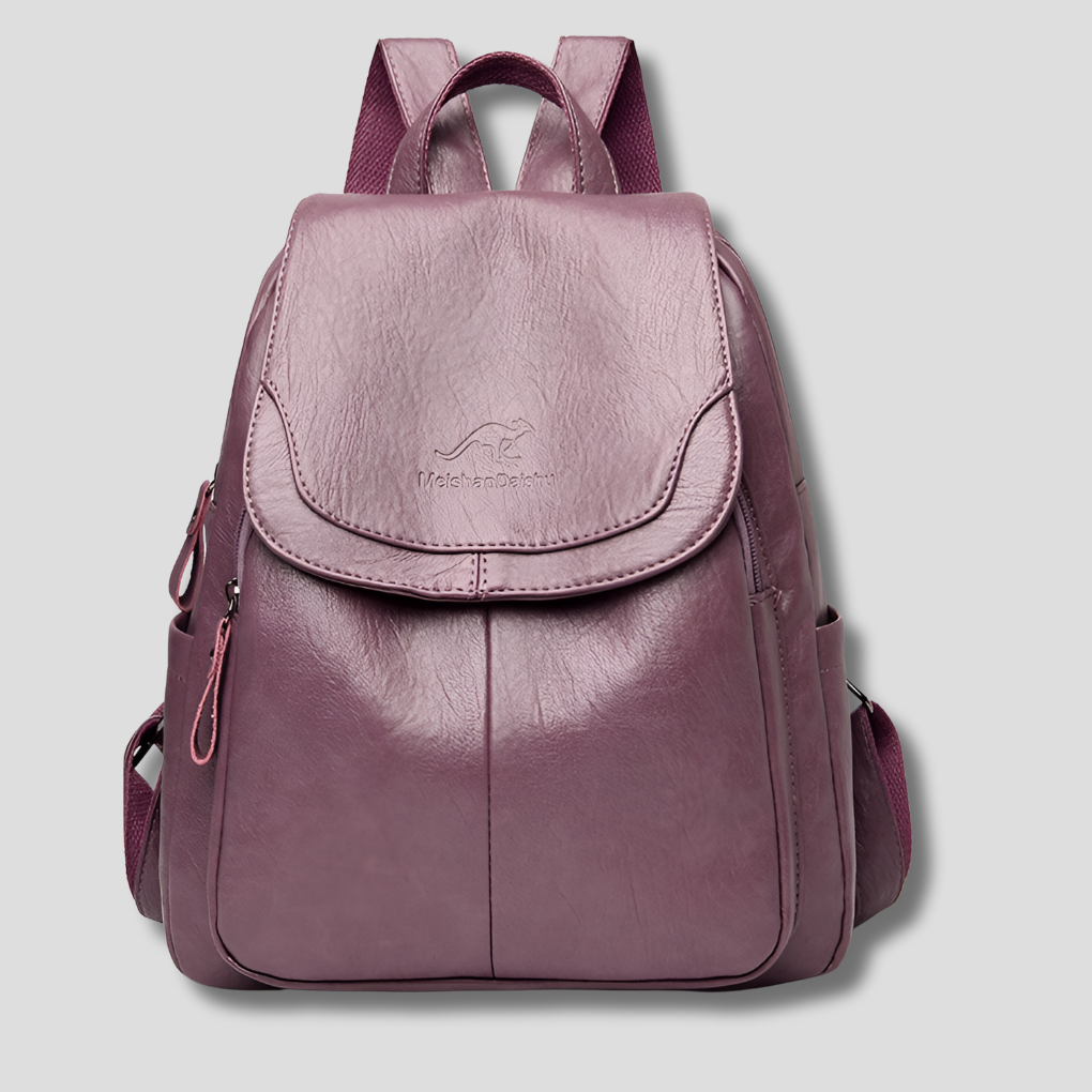 Davy | Women's Anti-Theft Backpack with Embossed Detail