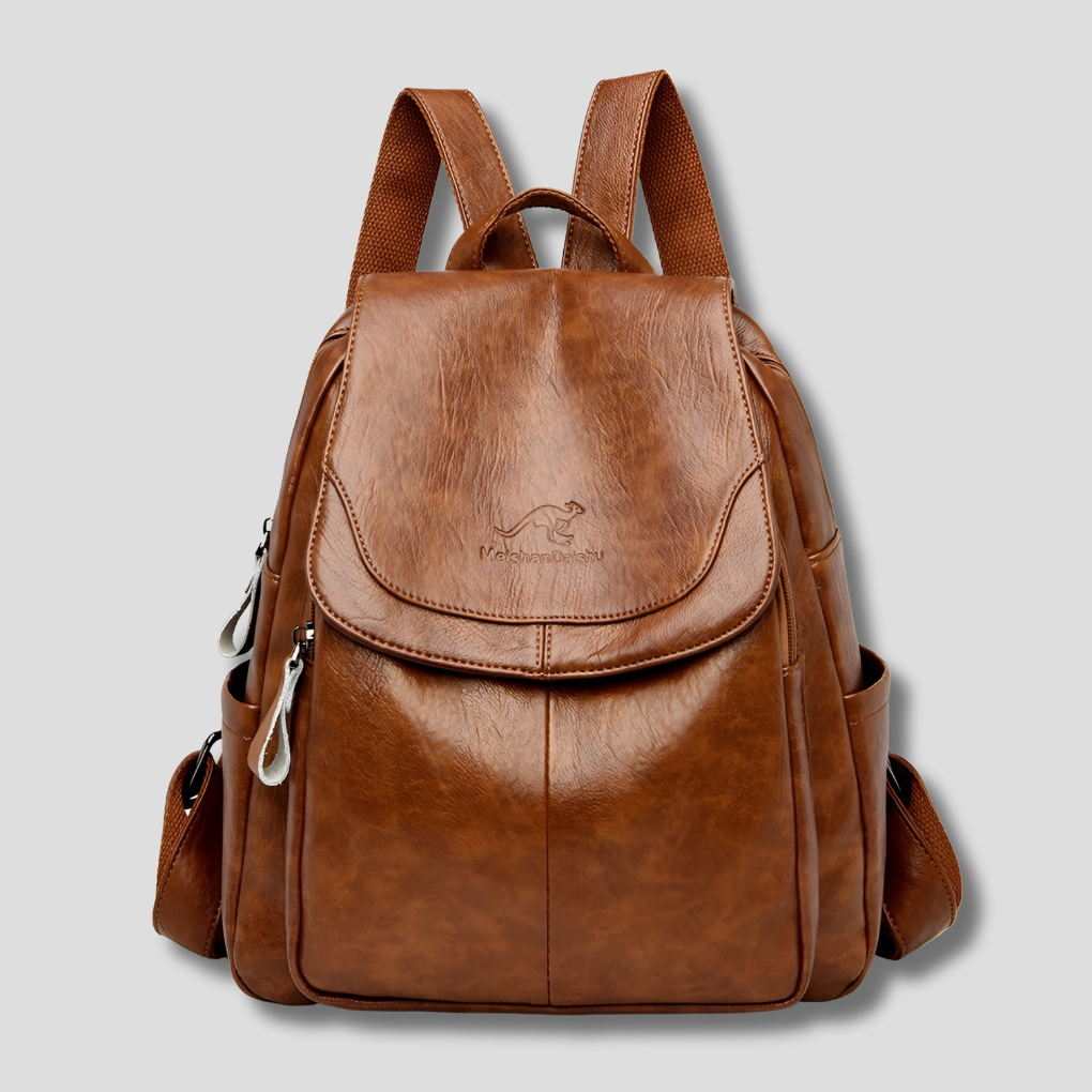Davy | Women's Anti-Theft Backpack with Embossed Detail