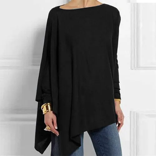 Asymmetrical Long Sleeve Top