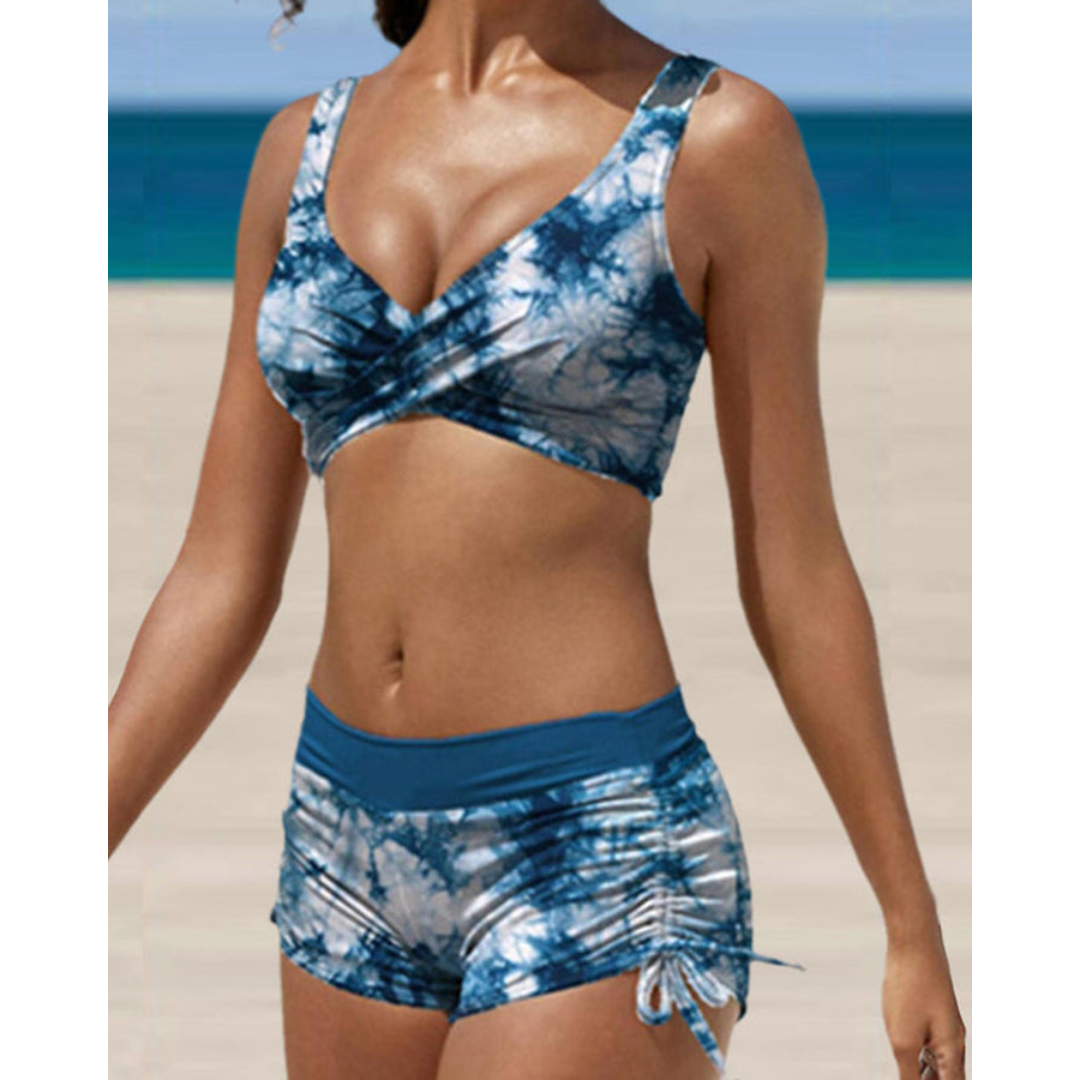Women's Supportive Twist-Front Bikini Set