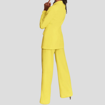 Tailored Notch Lapel Blazer and Trouser Set