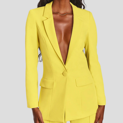 Tailored Notch Lapel Blazer and Trouser Set