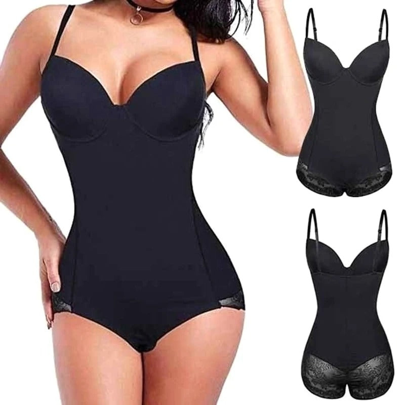 Women's Lace Trim Shaping Bodysuit