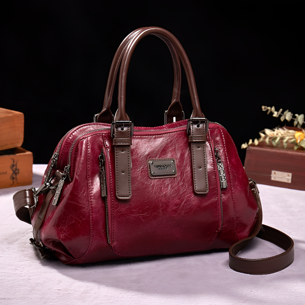 Davy | Women's Boston Handbag with Top Handles