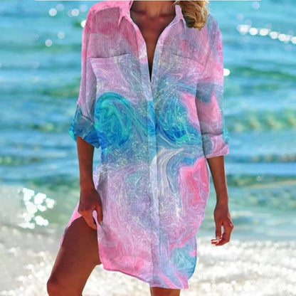 Women's Breezy Beach Cover-Up Shirt