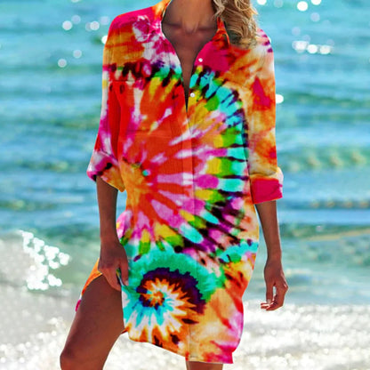 Women's Breezy Beach Cover-Up Shirt