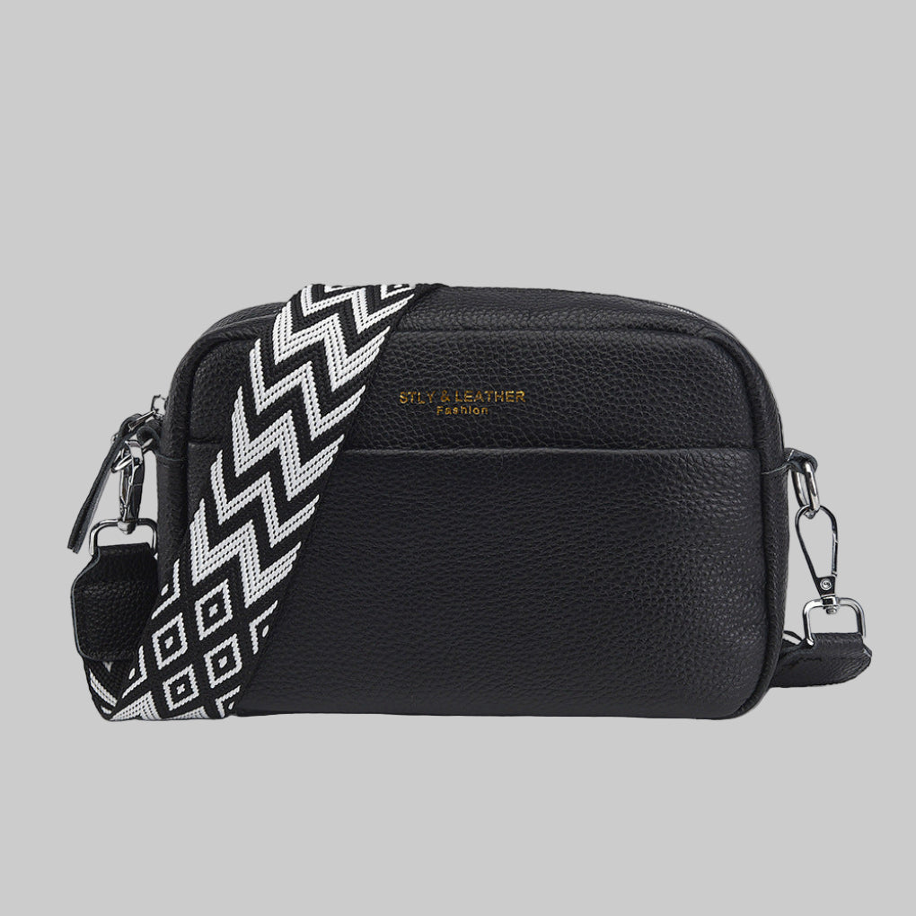 Davy | Women's Camera Crossbody Bag with Geometric Strap