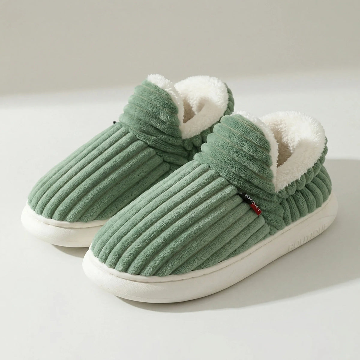 Women's Cozy Ribbed Indoor Slippers