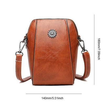 Davy | Women's Crossbody Bag with Decorative Emblem