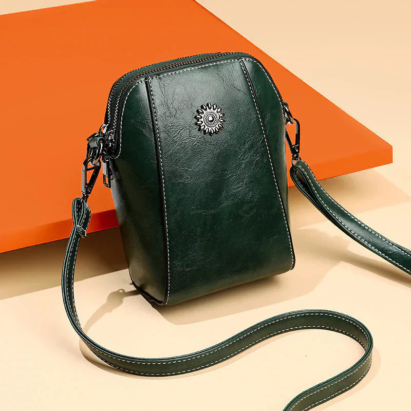 Davy | Women's Crossbody Bag with Decorative Emblem