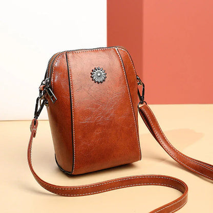 Davy | Women's Crossbody Bag with Decorative Emblem