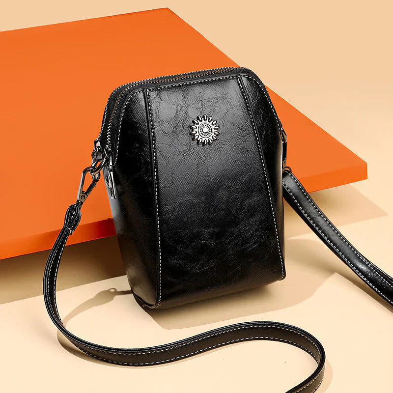 Davy | Women's Crossbody Bag with Decorative Emblem