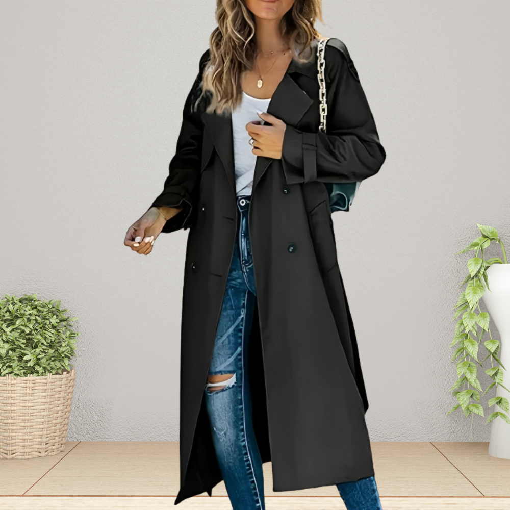 Women's Timeless Double-Breasted Trench Coat