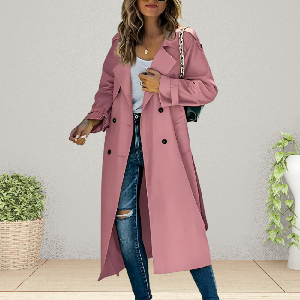 Women's Timeless Double-Breasted Trench Coat