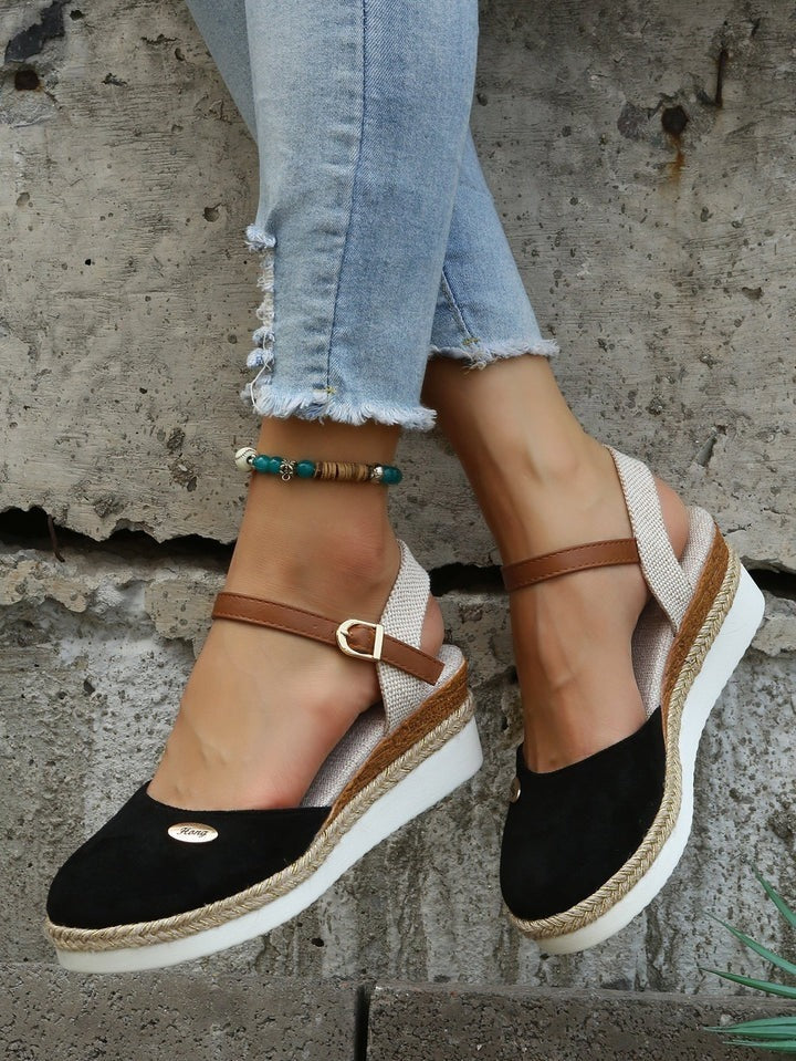 Supportive Espadrille Wedge Sandals