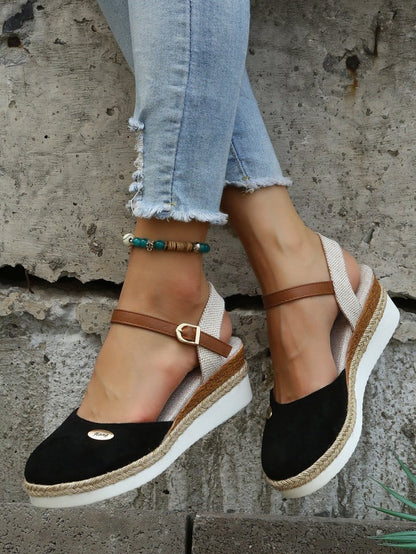 Supportive Espadrille Wedge Sandals