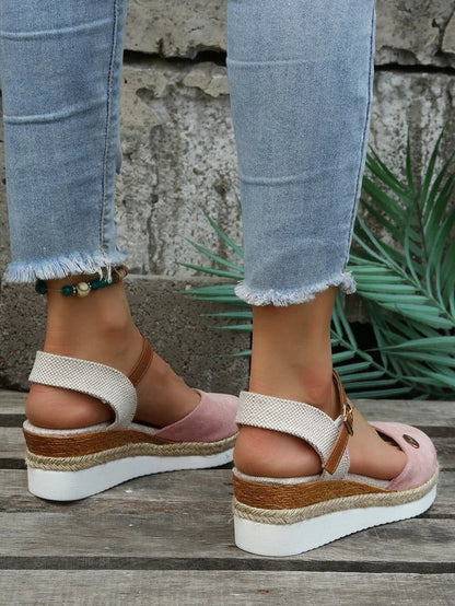 Supportive Espadrille Wedge Sandals