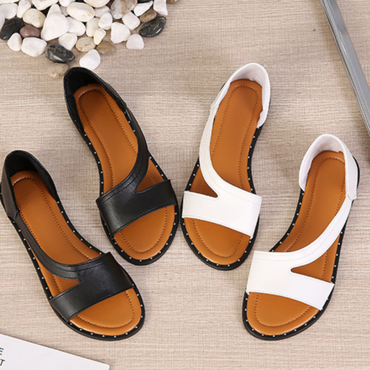 Women's Comfortable Asymmetrical Strap Flat Sandals