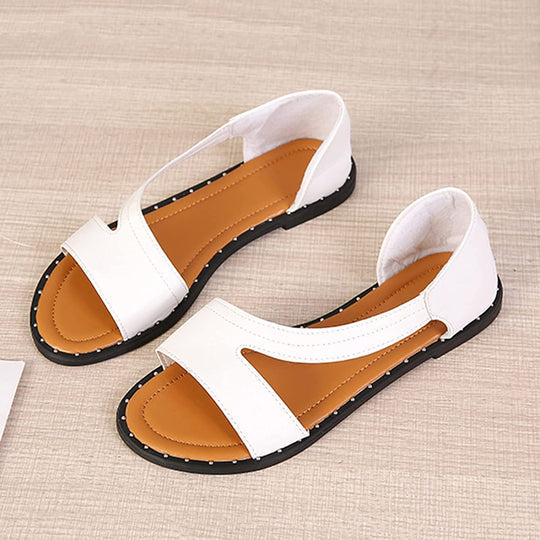 Women's Comfortable Asymmetrical Strap Flat Sandals