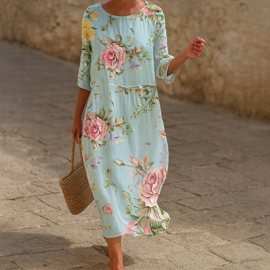 Floral Bloom Midi Dress