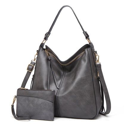Davy | Women's Hobo Shoulder Bag with Zipper Accent