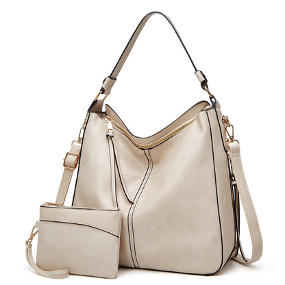 Davy | Women's Hobo Shoulder Bag with Zipper Accent