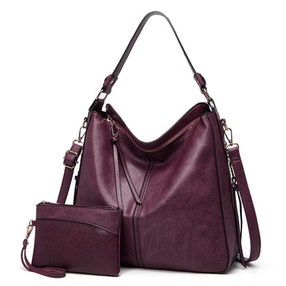 Davy | Women's Hobo Shoulder Bag with Zipper Accent
