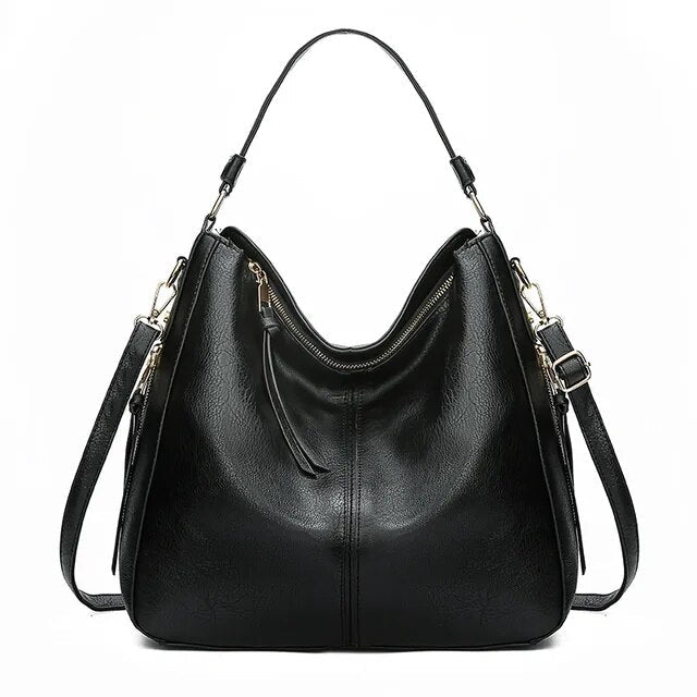 Davy | Women's Hobo Shoulder Bag with Zipper Accent